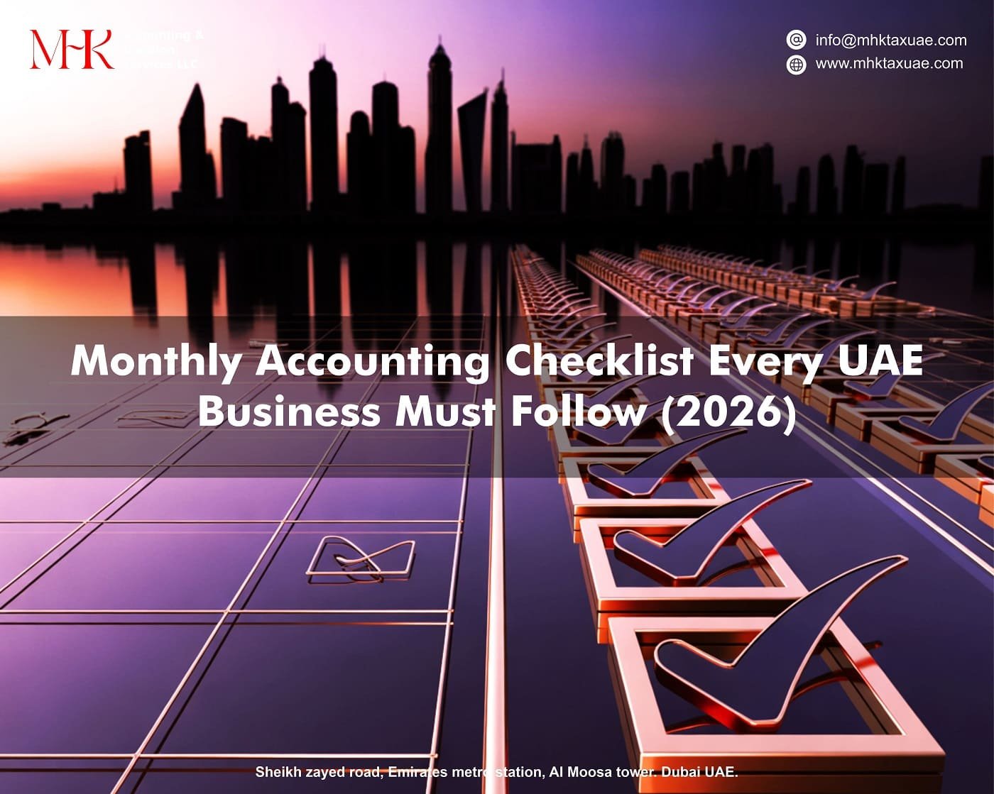 Monthly Accounting Checklist Every UAE Business Must Follow (2026)